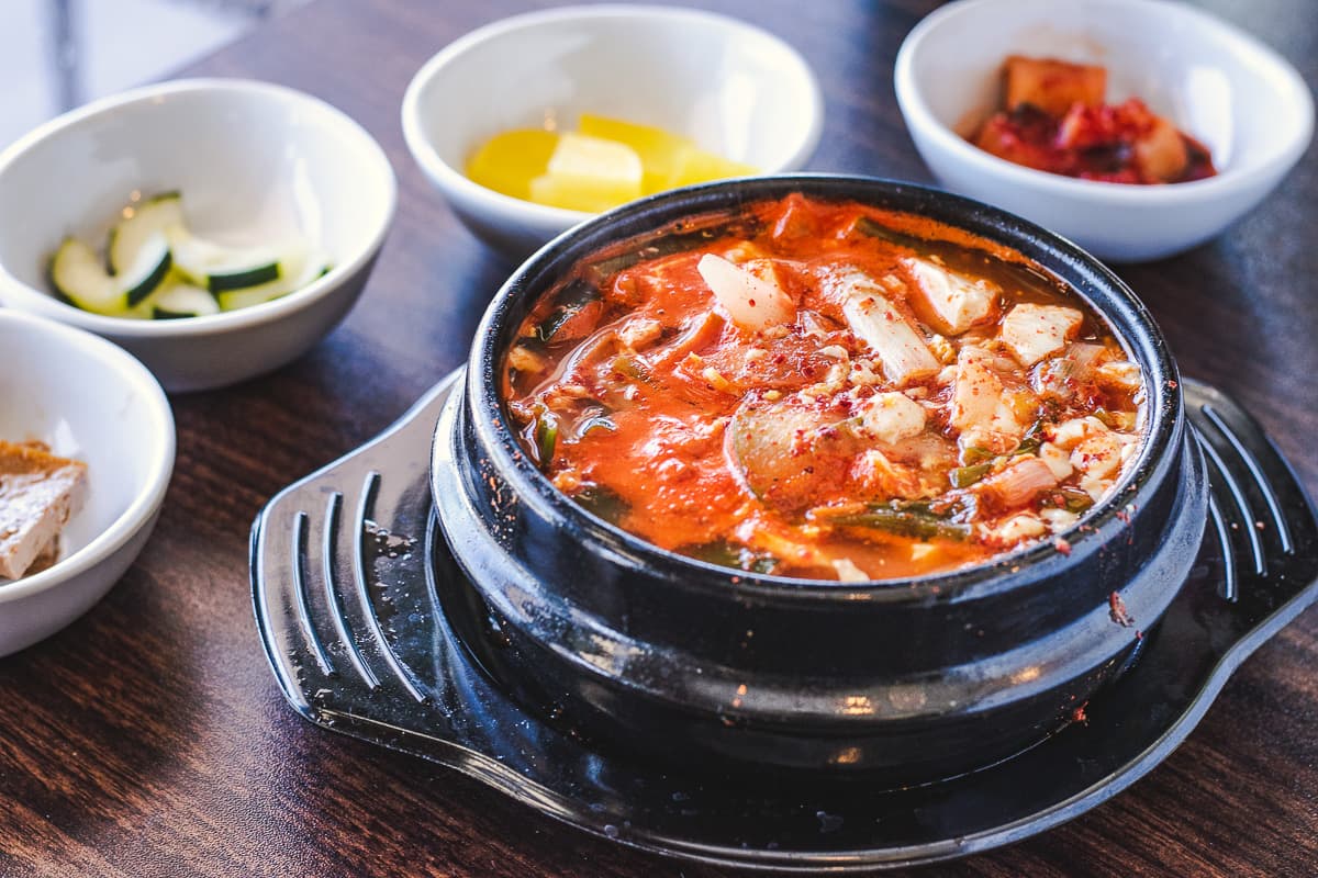 Pork Soon Doo Bu at Kogi Korean BBQ (Credit: Jackie Tran)