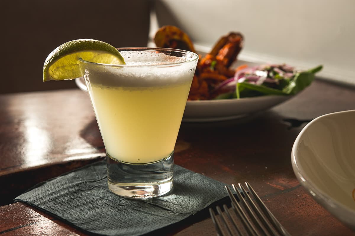 Pisco Sour at Villa Peru (Credit: Jackie Tran)