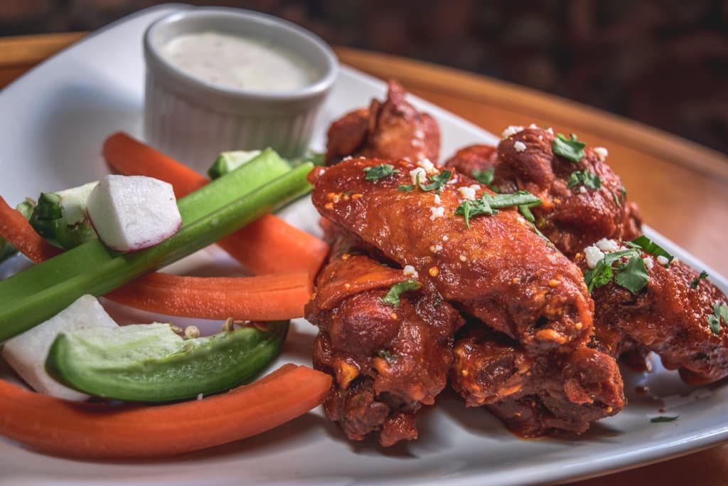 Andrew's Pickled Hot Wings at Lodge on the Desert (Credit: Jackie Tran)