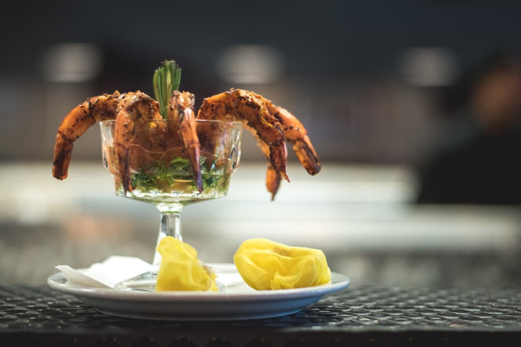 Shrimp Cocktail at the Horseshoe Grill (Credit: Jackie Tran)