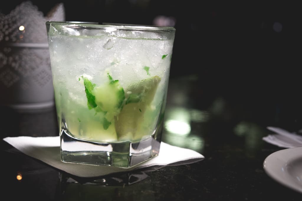 OG Summer Day cocktail with Hendricks Gin at Wild Garlic Grill (Credit: Jackie Tran)