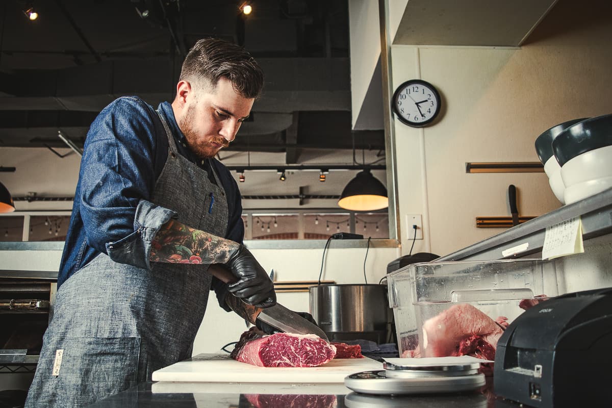 Commoner & Co. and Prep & Pastry partner-chef Kyle Nottingham at Commoner & Co. (Credit: Jackie Tran)