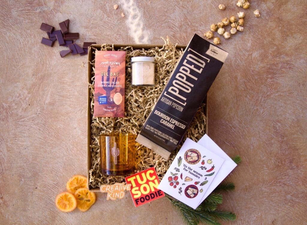 a stack of flyers on a table