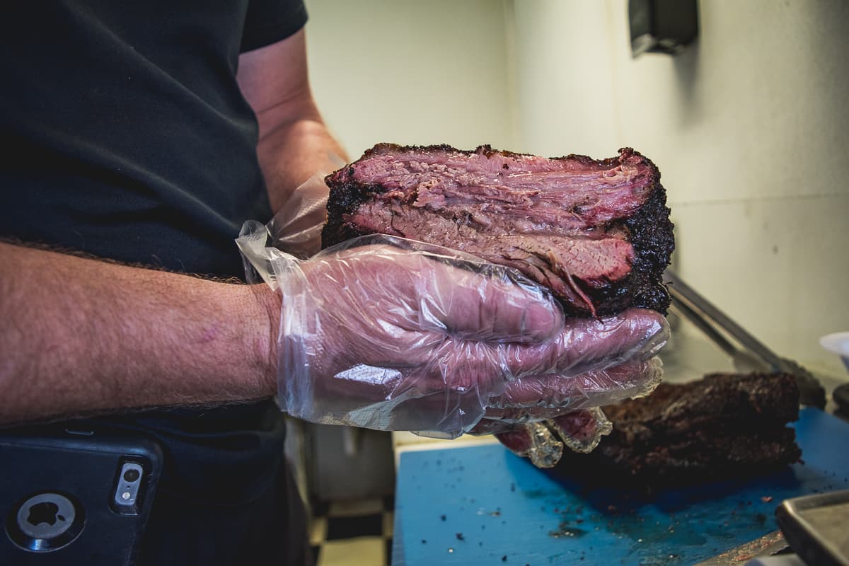 Brisket at Holy Smokin' Butts (Credit: Jackie Tran)
