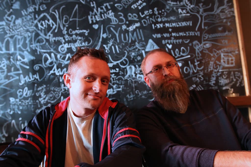Batch partners Kade Mislinski and Ronnie Spece (Credit: Adam Lehrman)