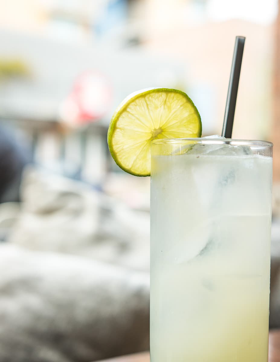 Basil Buck cocktail at HUB Eatery & Ice Creamery (Credit: Jackie Tran)