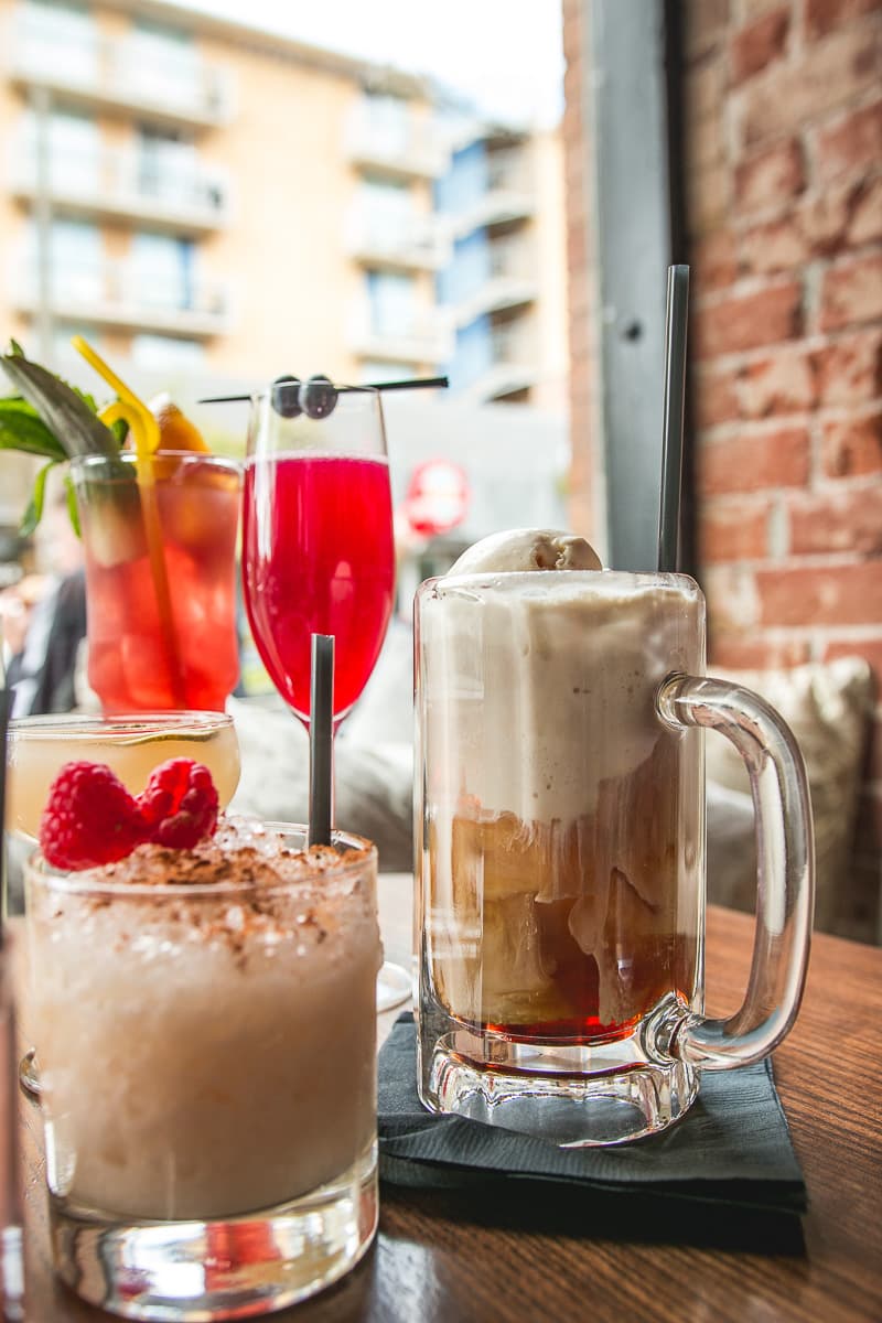 Santa Cruz Float cocktail at HUB Eatery & Ice Creamery (Credit: Jackie Tran)