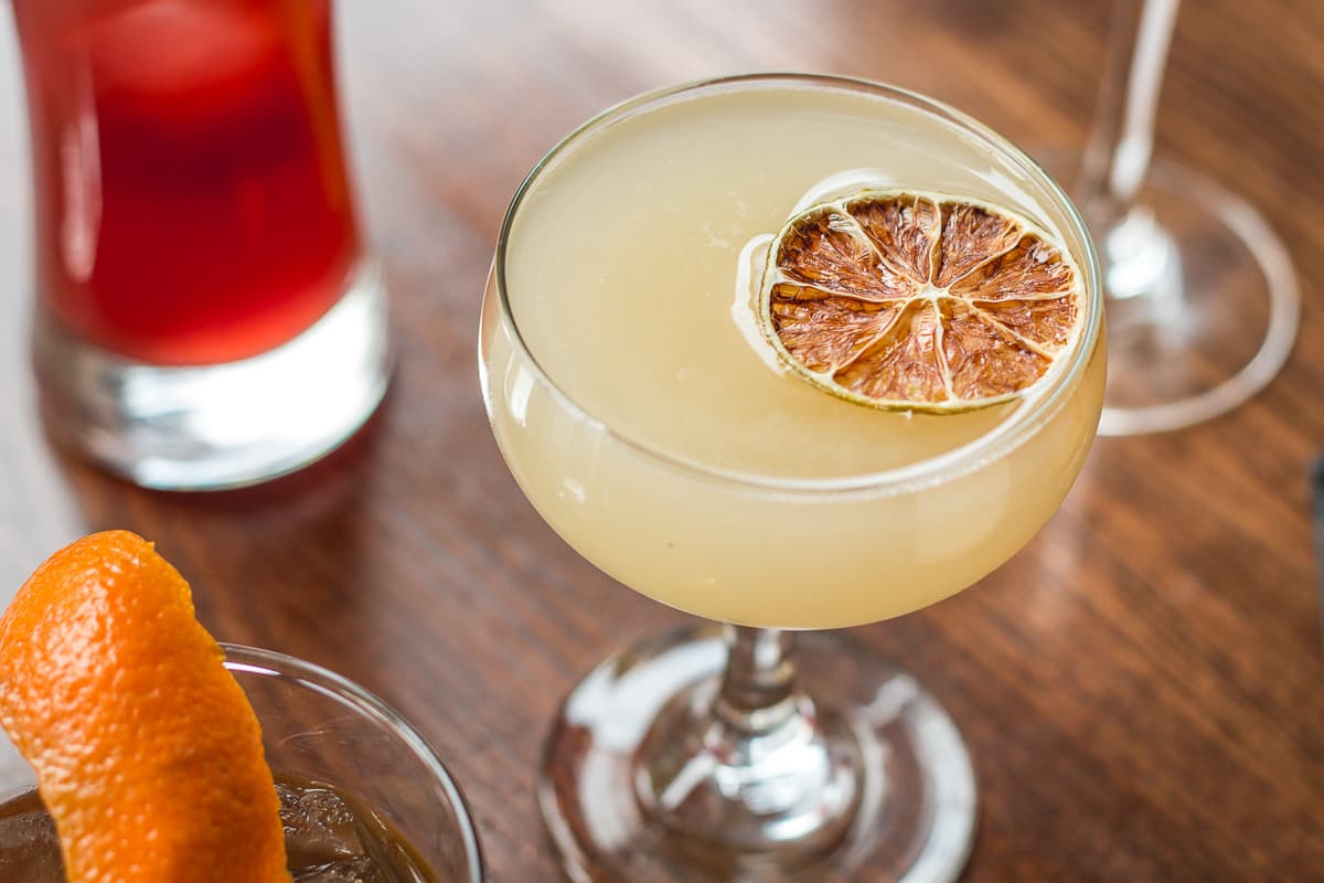 The Sunspot cocktail at HUB Eatery & Ice Creamery (Credit: Jackie Tran)