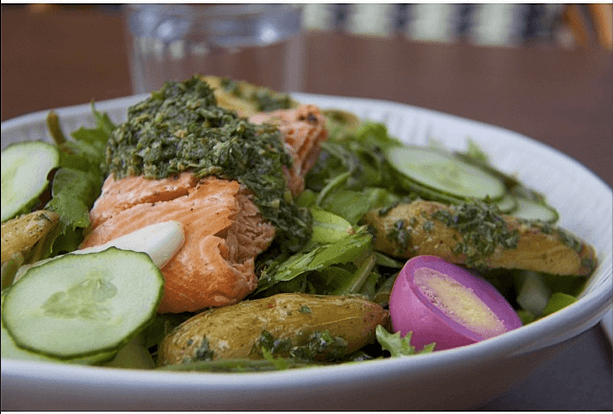 The Coronet Steelhead Salmon Salad