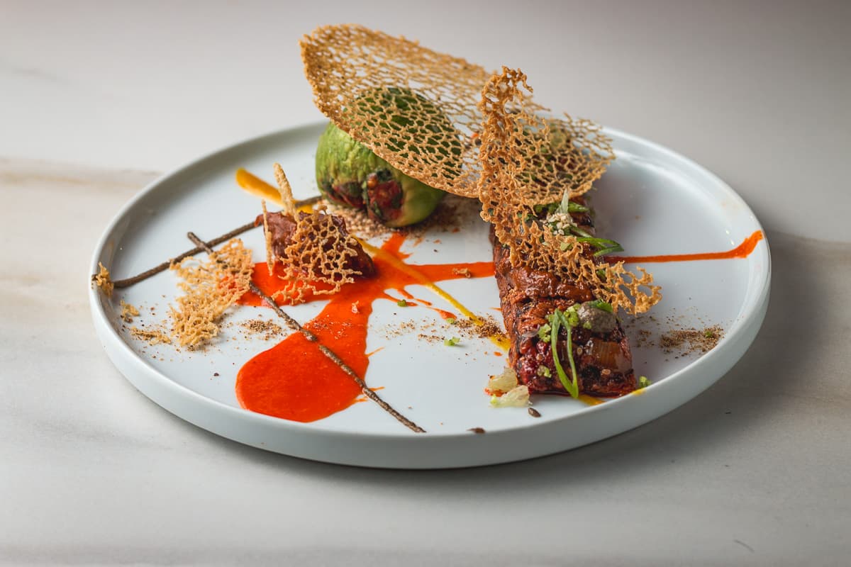 Art of Plating dish by John Martinez from Tito & Pep (Photo by Jackie Tran)