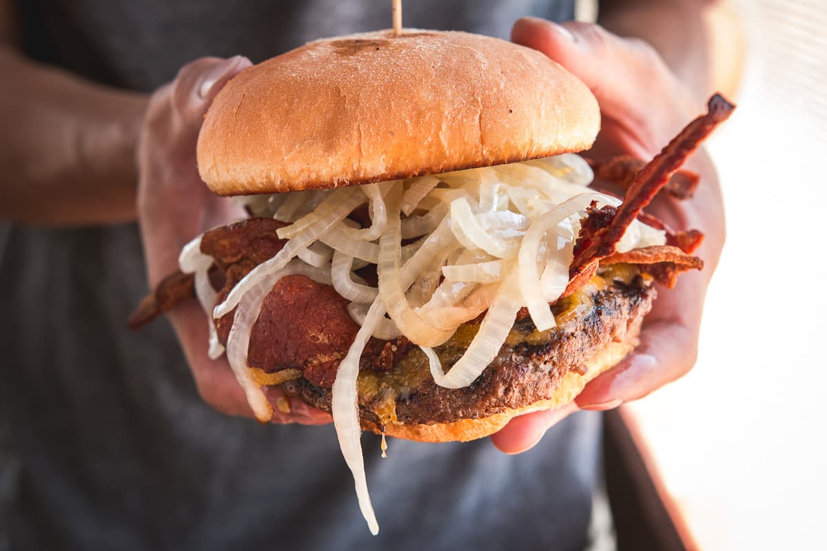 BOC Burger at Tiny's Saloon & Steakhouse