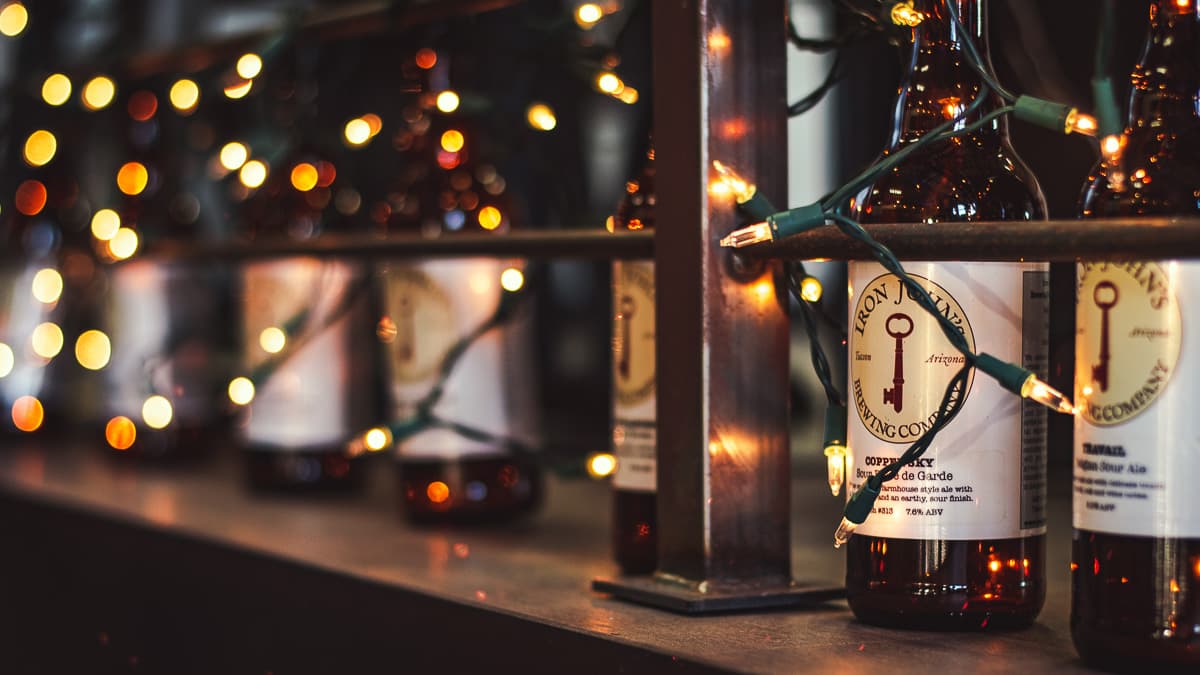 Bottles at Iron John's Brewing Company (Credit: Jackie Tran)