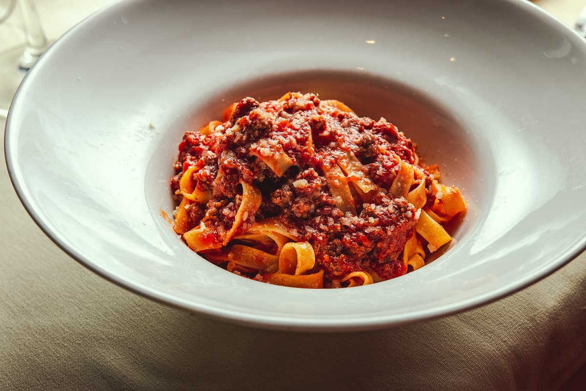 Tagliatelle at Caffe Milano