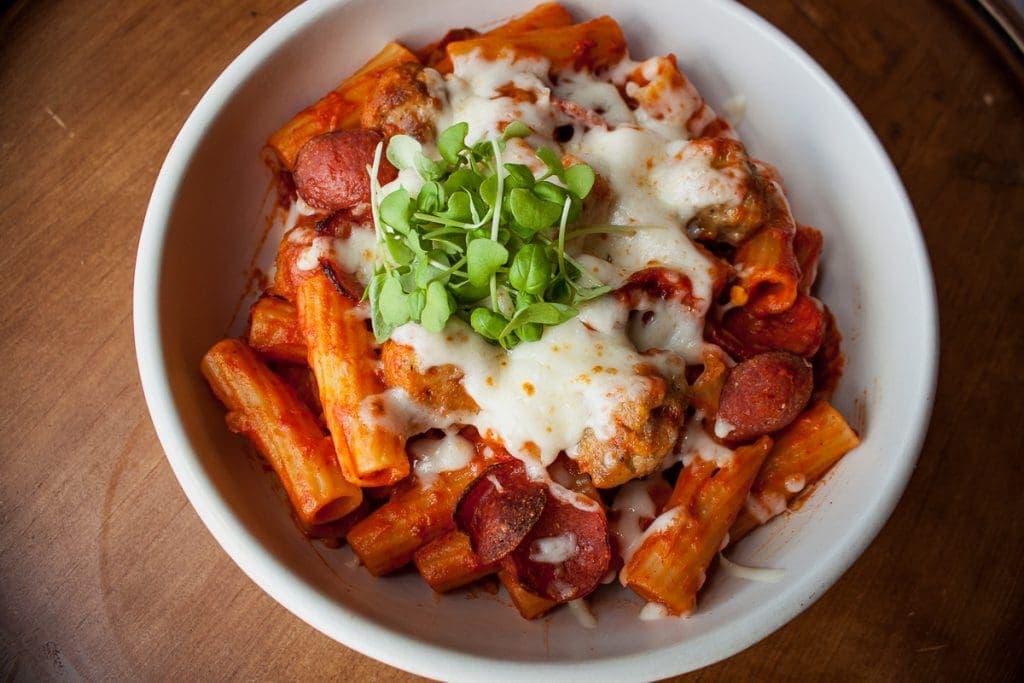 a bowl of pasta