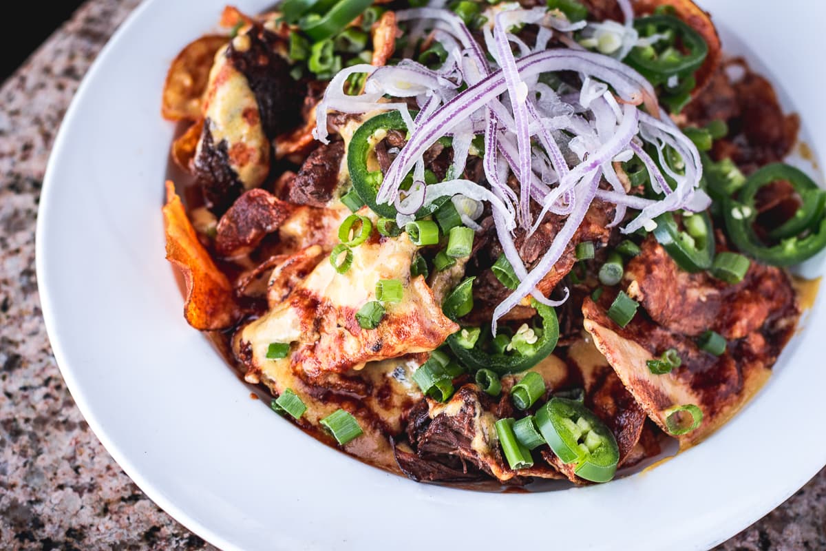 Short Rib Nachos at Harvest Oro Valley (Credit: Jackie Tran)