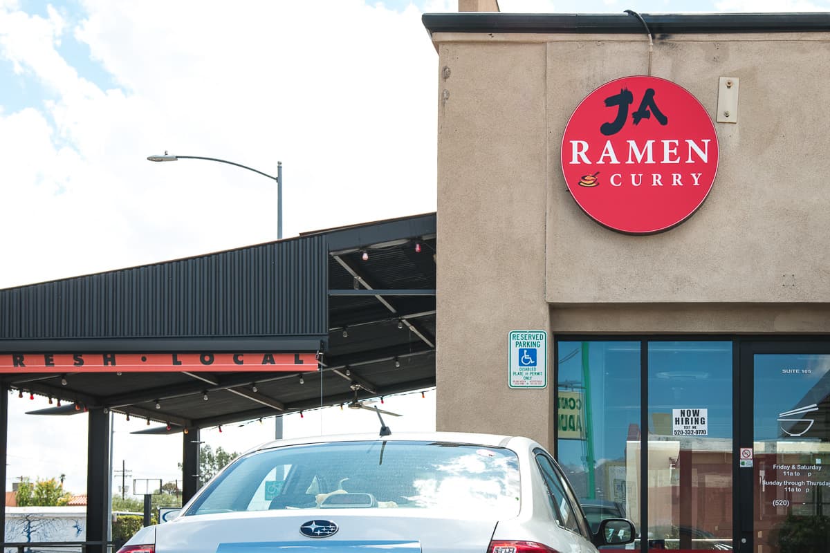 Facade at Ja Ramen