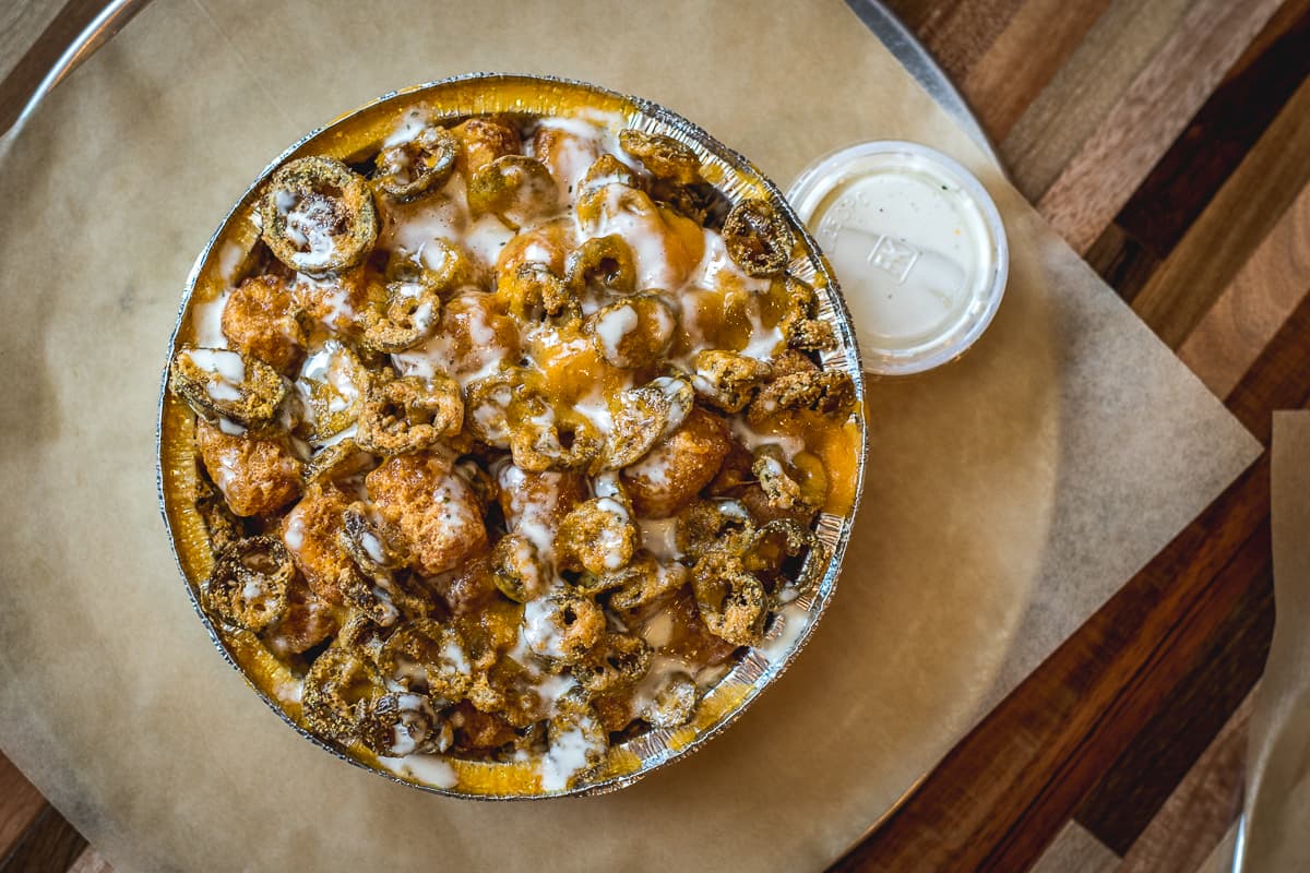 Popper Loaded Tots at No Anchovies (Credit: Jackie Tran)