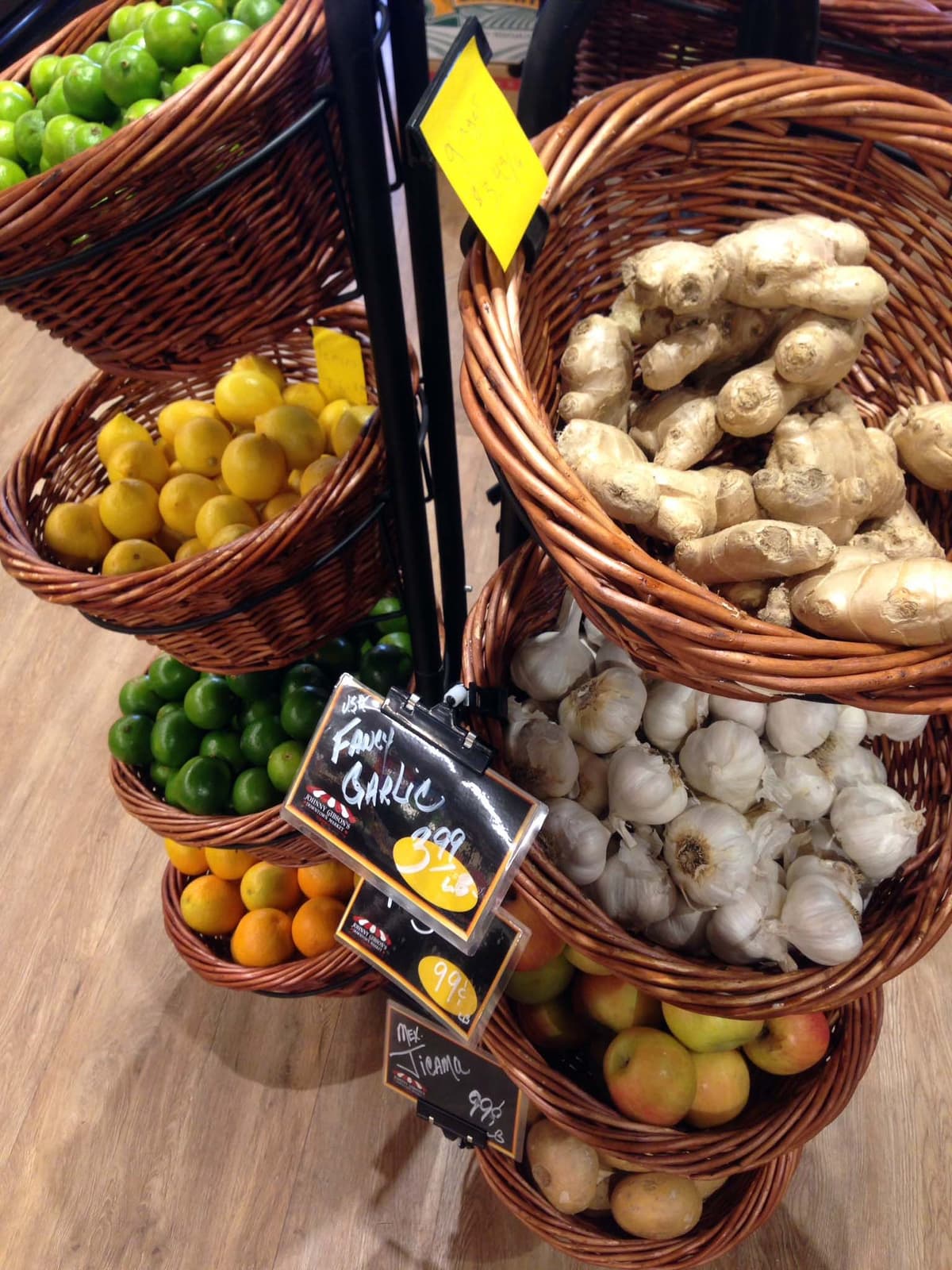 Produce at Johnny Gibson's Downtown Market