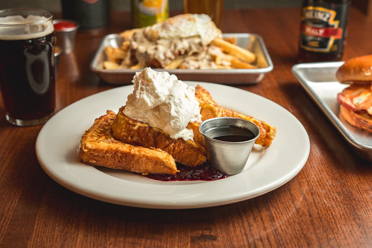 French Toast at Ten55 Brewing and Sausage House (Credit: Jackie Tran)