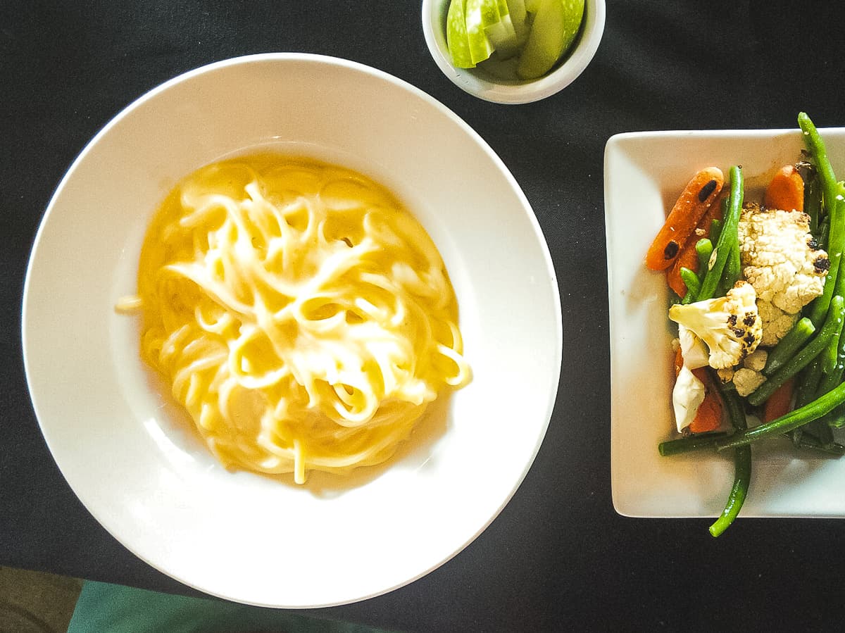 Kids Meal Pasta at Pastiche Modern Eatery (Credit: Adilene Ibarra)