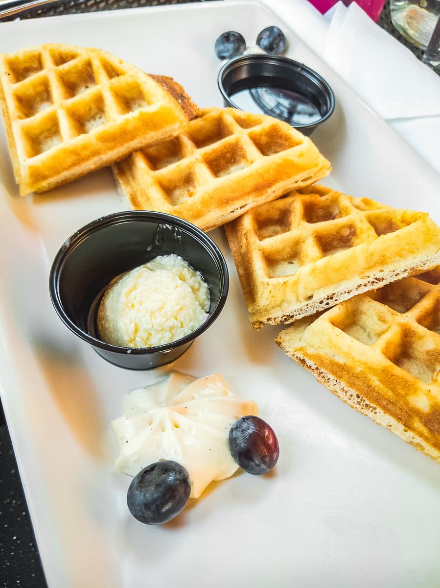 Waffles at Tohono Chul Garden Bistro (Credit: Adilene Ibarra)