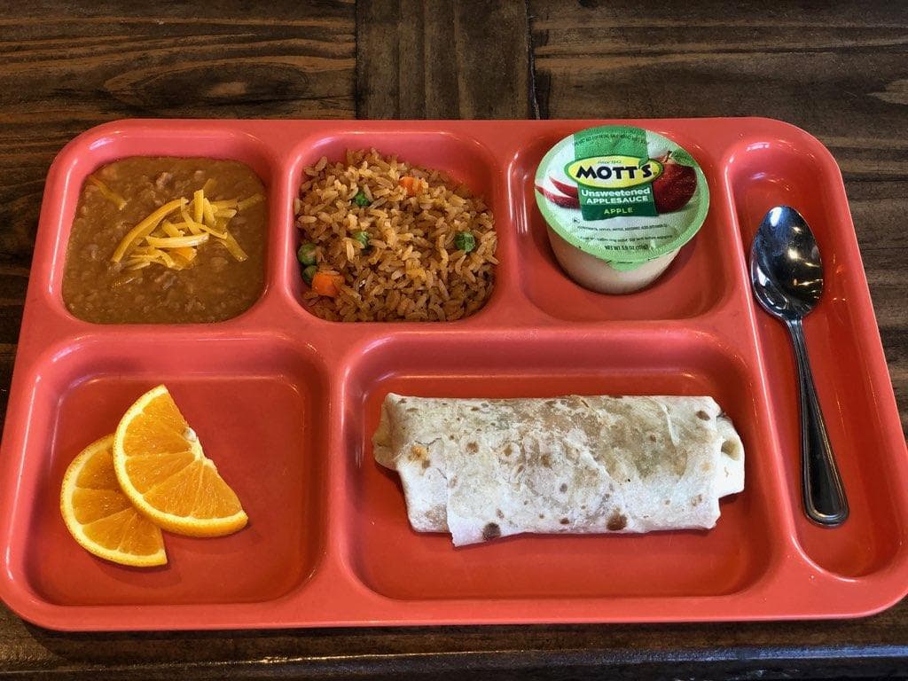 El Charro Cafe kid's meal