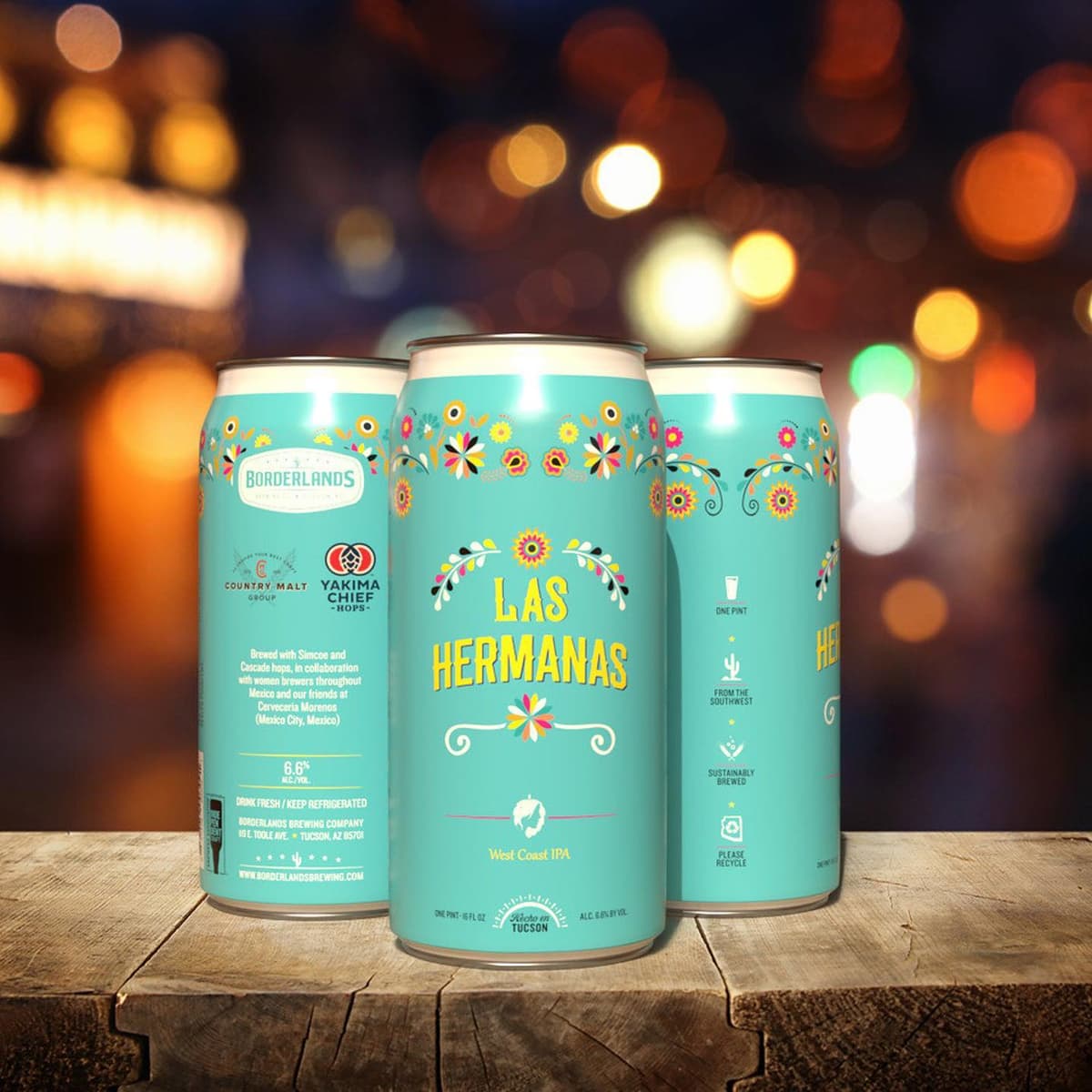 Las Hermanas IPA at Borderlands Brewing Company (Photo courtesy of Borderlands Brewing Company)