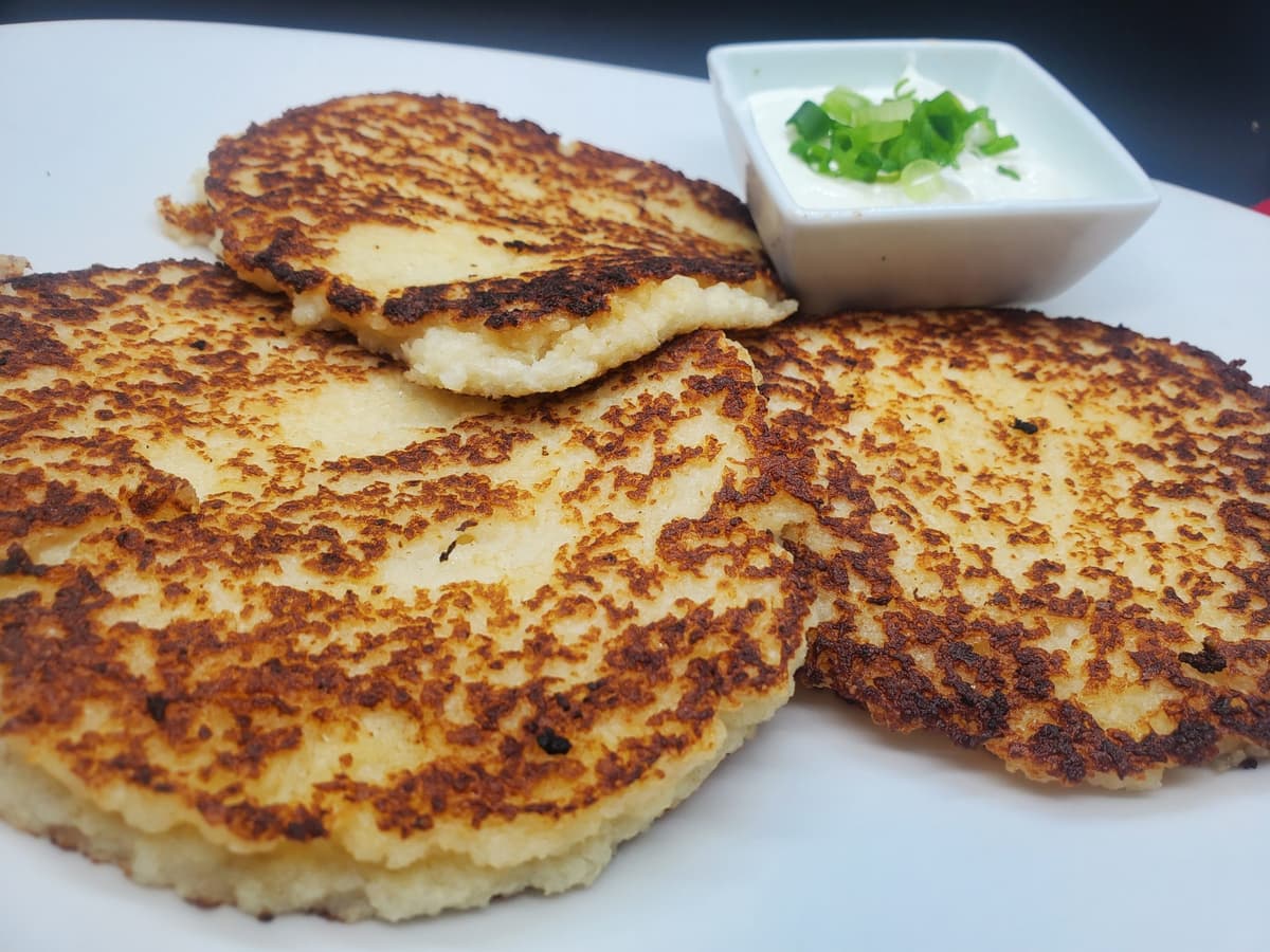 Latkes at Dante's Fire (Photo courtesy of Dante's Fire)