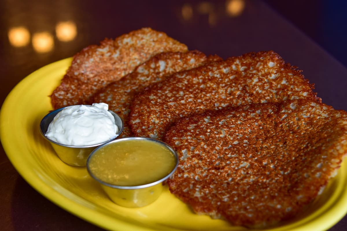 Latkes at Polish Cottage (Photo courtesy of Polish Cottage)
