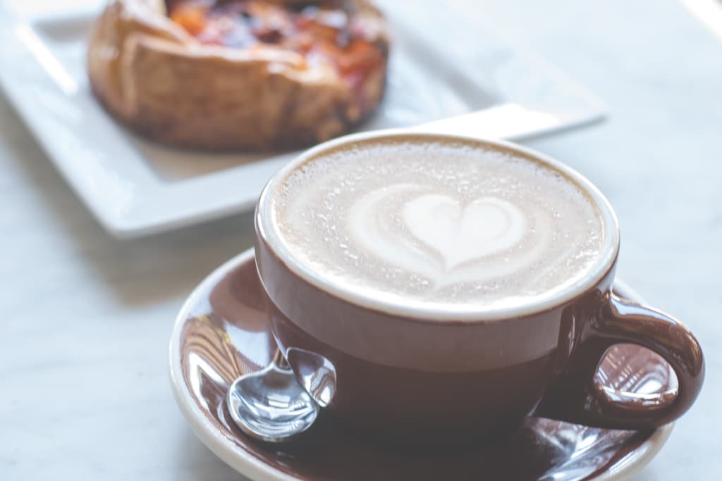 Latte and galette at Le Buzz (Credit: Jackie Tran)