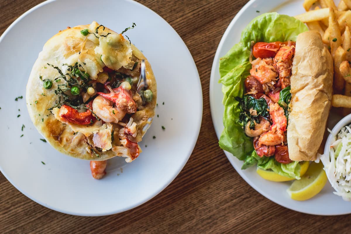 Lobster Pot Pie at HUB Restaurant & Ice Creamery (Credit: Jackie Tran)