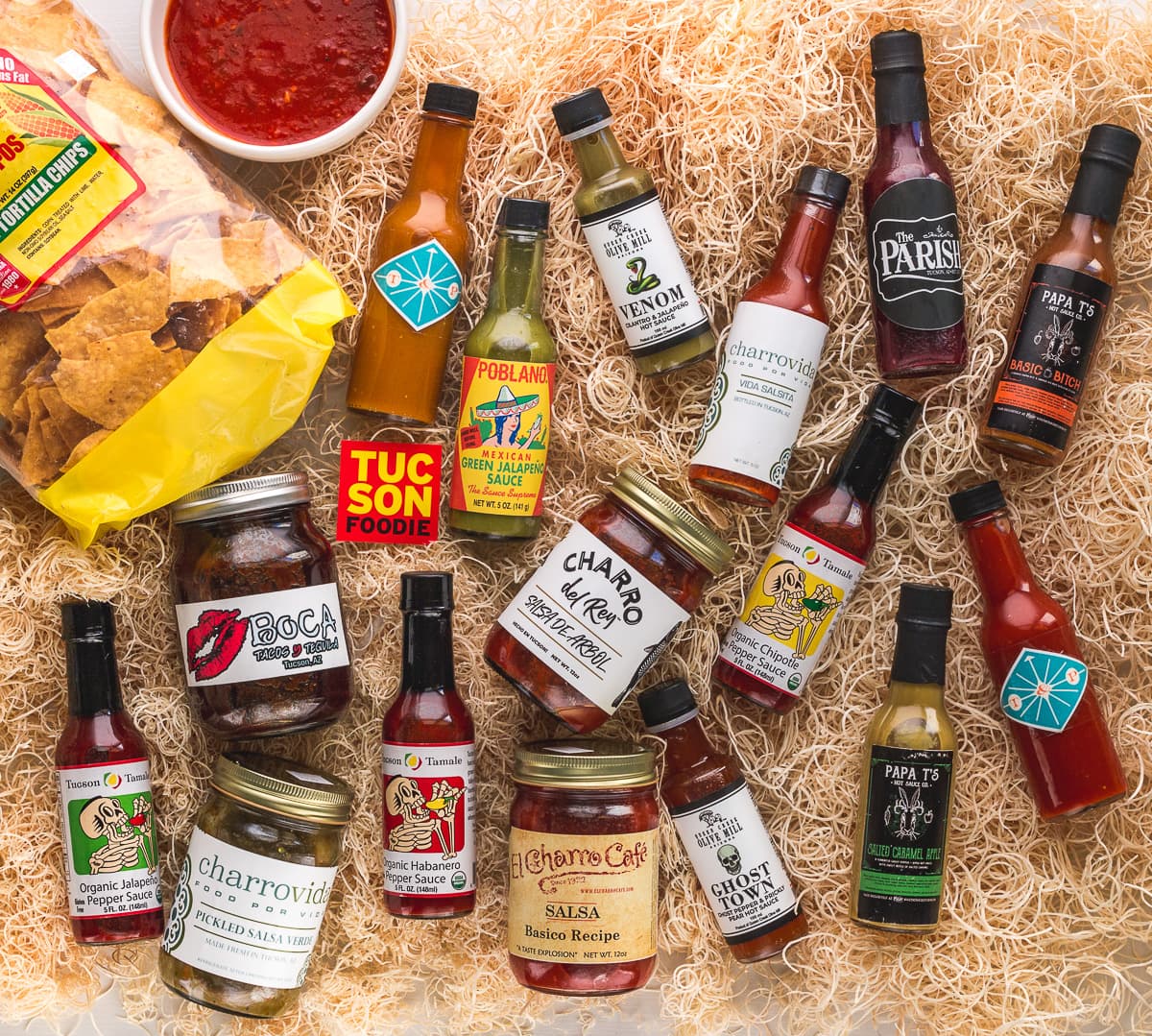 Local Gifts from Tucson Hot sauces and salsas