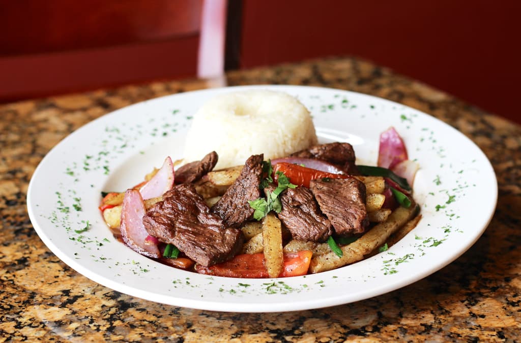 Lomo Saltado at Don Pedro's Peruvian Bistro (photo by Adam Lehrman)