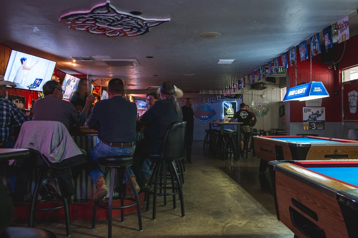 Interior at Louie's Pub