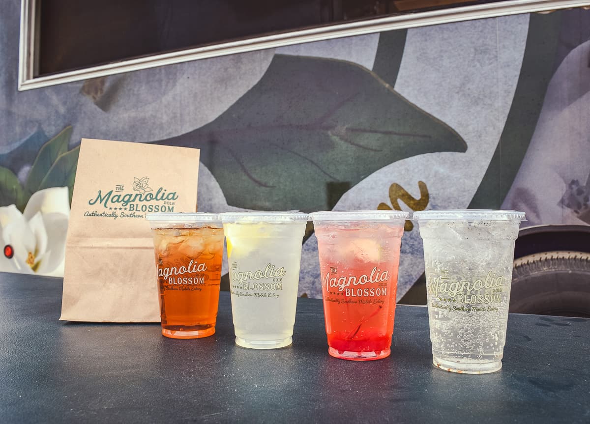 Magnolia Blossom Sweet tea at Magnolia Blossom Authentically Southern Mobile Eatery