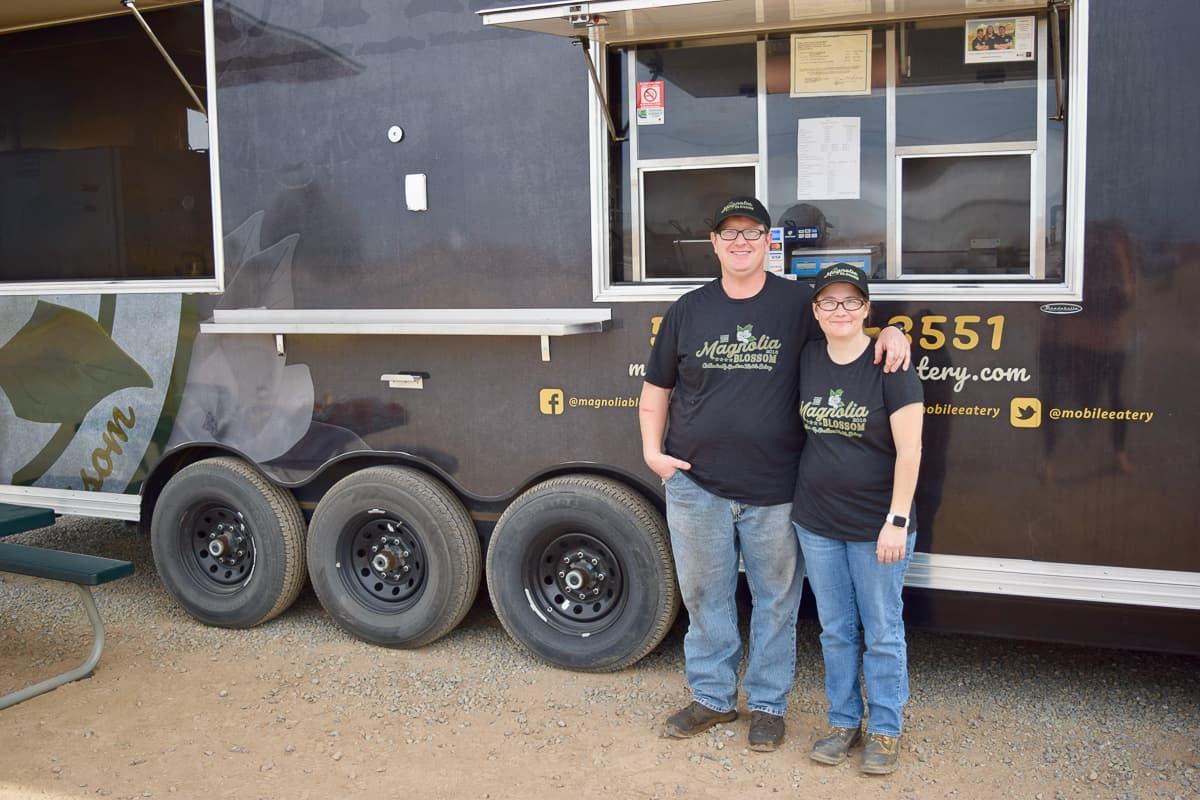 Magnolia Blossom owners Owned by Heath and Seliena Johnson