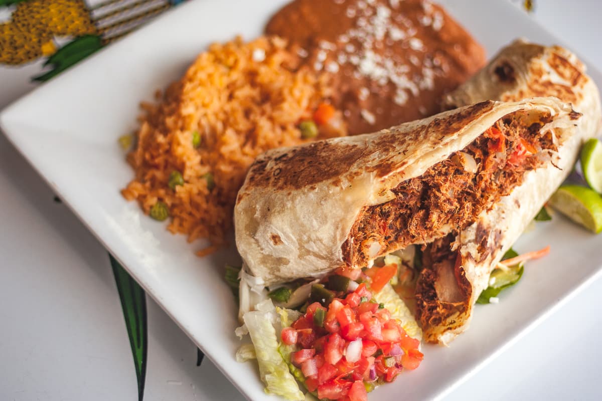 Carne Seca Burro at El Charro Café on Court Avenue