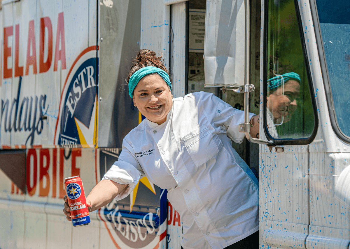 Chef Maria Mazon and Estrella Jaslico