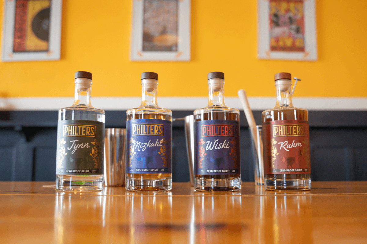 Philters zero proof spirits (Photo courtesy of Philters)