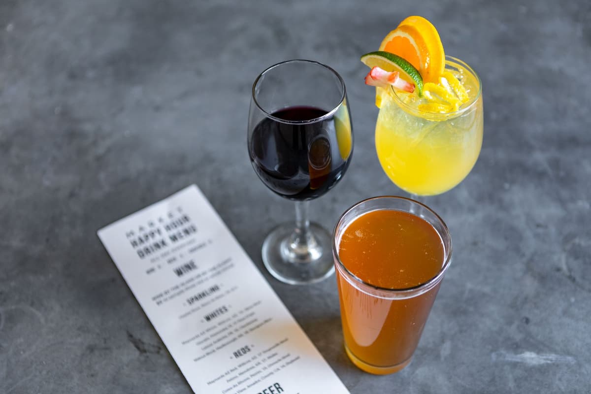 All-day happy hour (Photo courtesy of Maynards Market & Kitchen on Facebook).