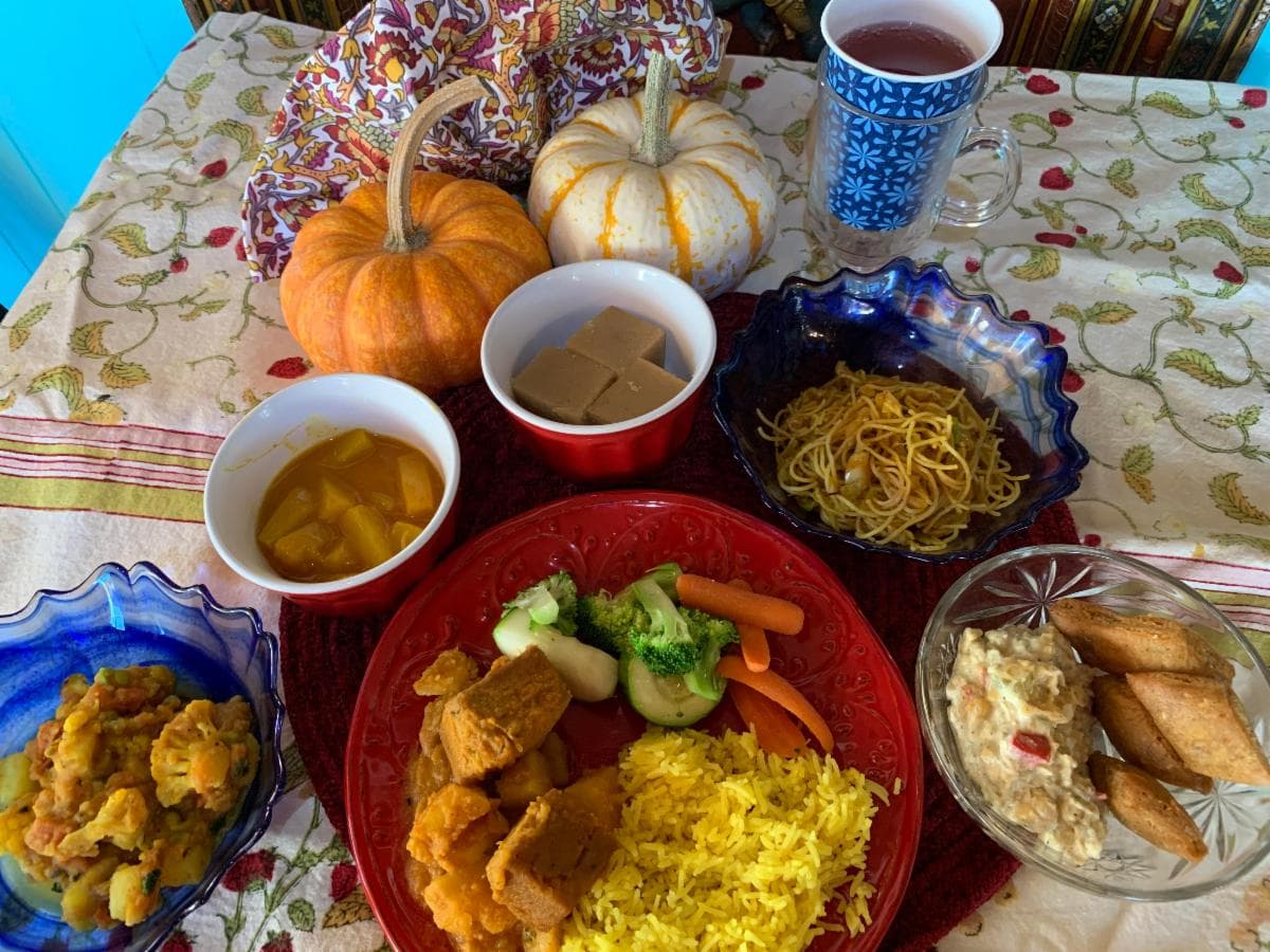 Vegan Thanksgiving at Govinda's (Photo courtesy of Govinda's)
