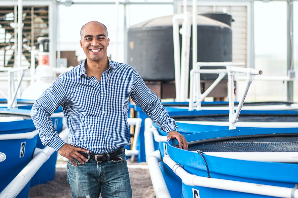 Chaz Shelton, founder and CEO of Merchant's Garden (Credit: Jackie Tran)