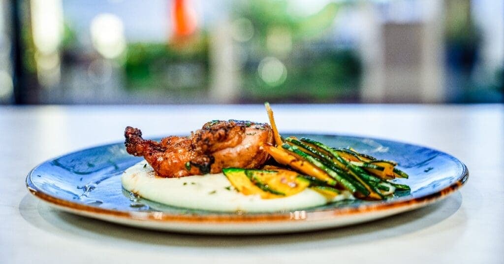 a picture of food on a plate