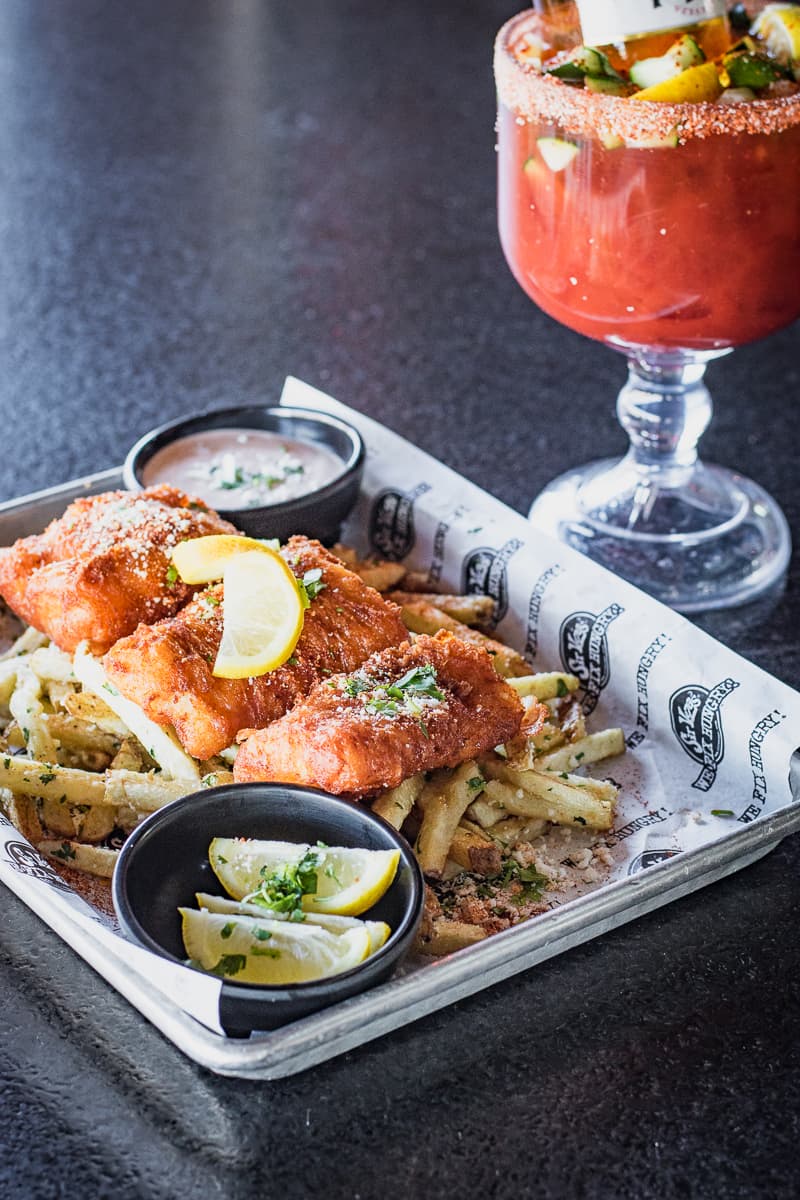 Michelada-Battered Fish & Chips at Sir Veza's Kitchen & Kantina (Credit: Jackie Tran)