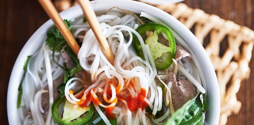 a bowl of food on a plate
