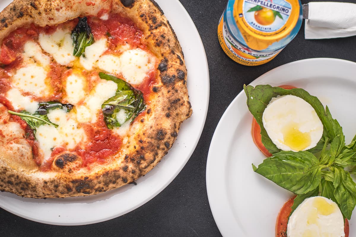 Lunch combo at Fiamme Pizza (Credit: Jackie Tran)