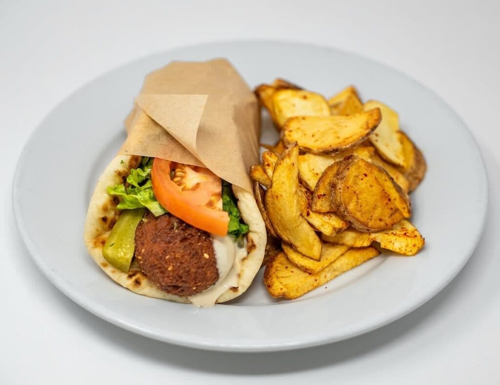Falafel Sandwich (Photo courtesy of Zayna Mediterranean)