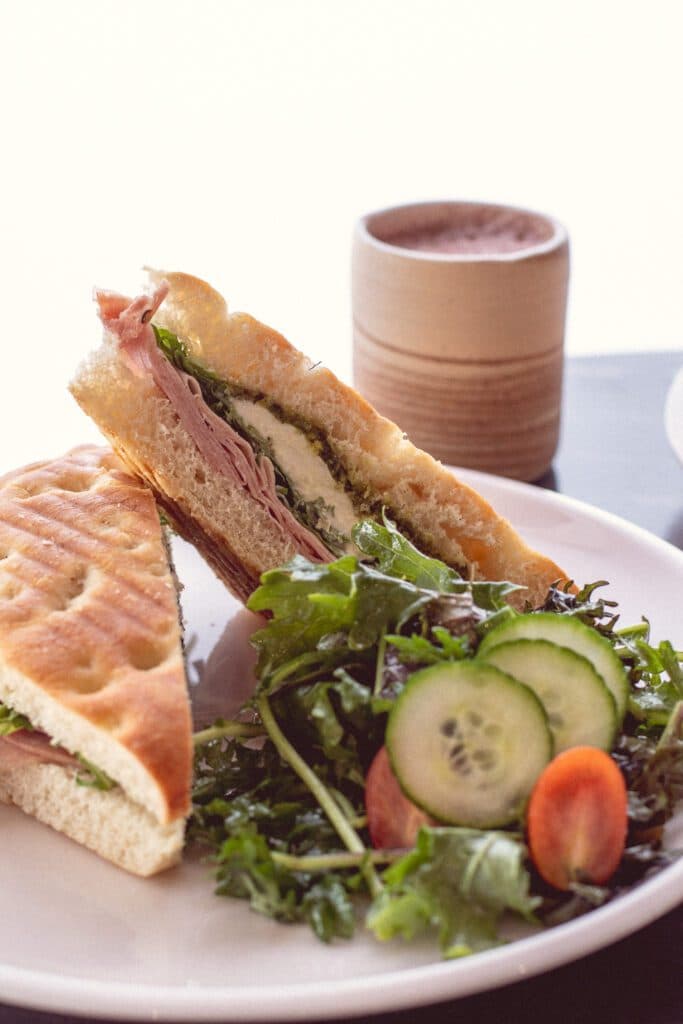 Mortadella Panino at Monsoon Chocolate Cafe + Market (Photo by Jackie Tran)