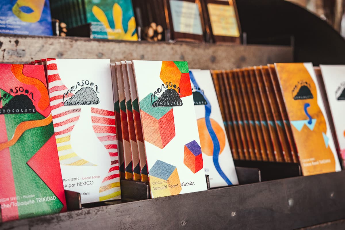 Bars at Monsoon Chocolate (Credit: Jackie Tran)