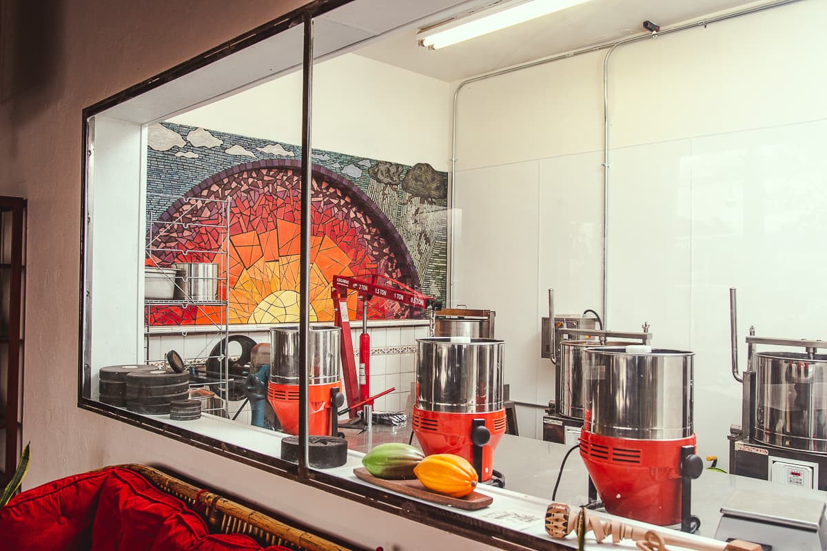 Mural at Monsoon Chocolate (Credit: Jackie Tran)